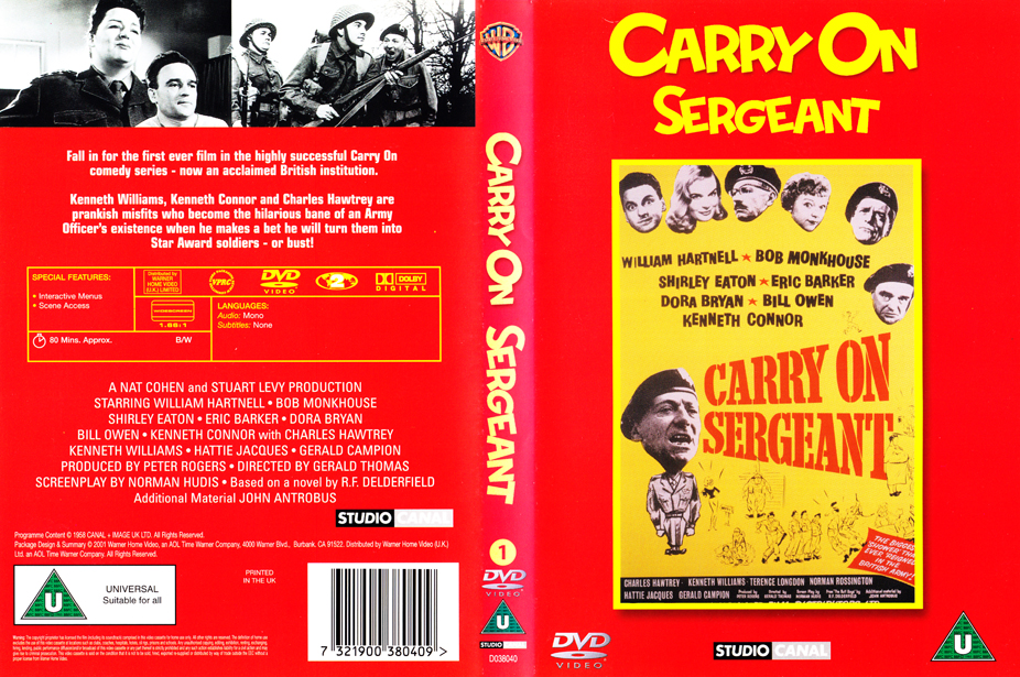 Carry On Sergeant DVD Cover